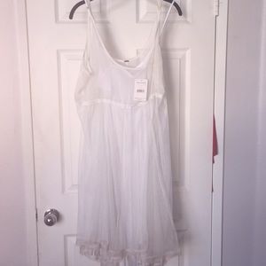 Free people ivory tulle dress